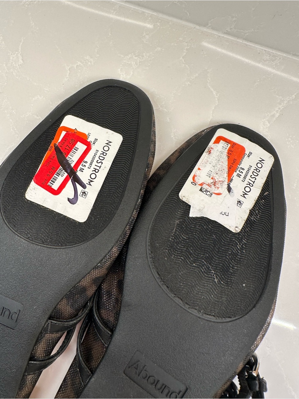 Abound Abigail Leopard Mesh Mary Jane Ballet Flats Size 9.5 - Picture 8 of 11